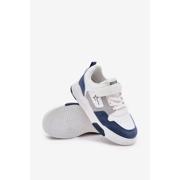  Pantofi copii BIG STAR RR374052 ALB/ALBASTRU Pantofi Big Star 