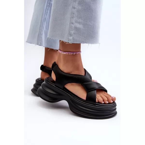  Sandale de dama ZAZOO 2743 NEGRU 
