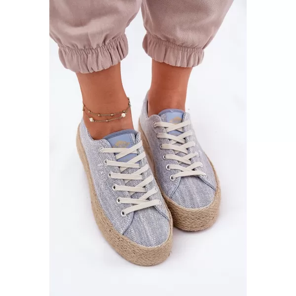  Adidași de damă LEE COOPER LCW-25-02-3284 ALBASTRU DESCHIS 
