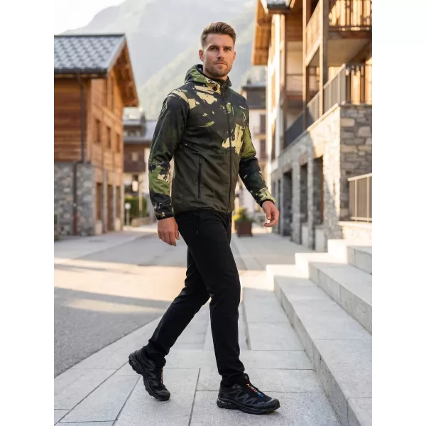  Jachetă softshell premium pentru bărbați ALTISPORT VOJ/ALM125JACK01 MASCA/GRN 