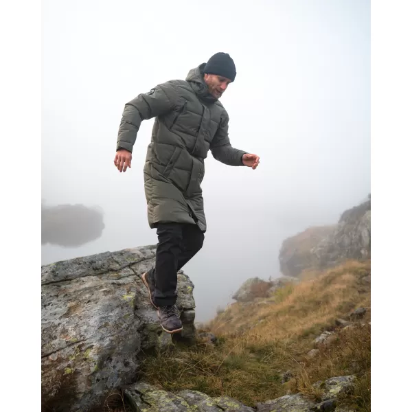  Palton de iarnă pentru bărbați NORDBLANC LOOM NBWJM8255 VERDE ARMATĂ 