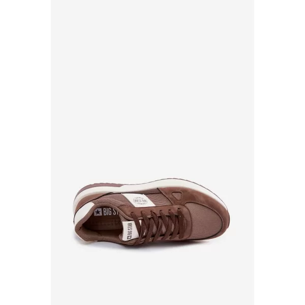  Adidași bărbați BIG STAR TT174353 MARO/BEJ Pantofi Big Star 