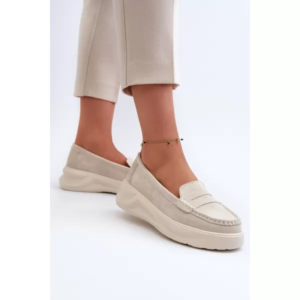  Mocasini de dama EVENTO FILIDIA BEJ 