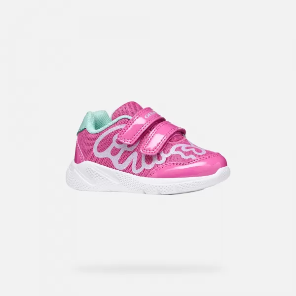  Adidași pentru fete GEOX SPRINTYE B654TA0GNHHC8471 ROZ 