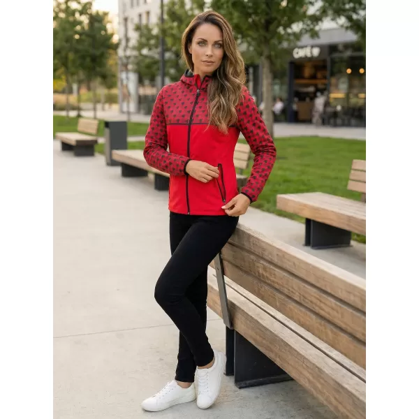  Jachetă softshell premium pentru femei ALTISPORT VOJ/ALW048JACK01 ROŞU 