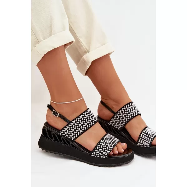  Sandale de dama D&A CR61-3067 NEGRU 