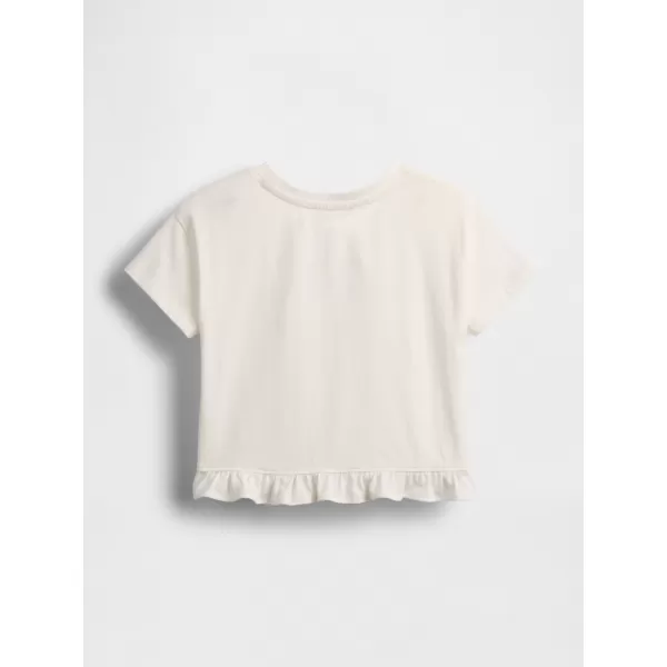  Tricou pentru copii GAP LOGO TEE 778425-01 NOU ALB 