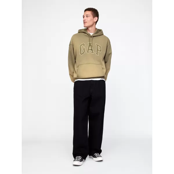  Hanorac pentru bărbați GAP LOGO PULLOVER HOODIE 745166-00 CIMBRU 