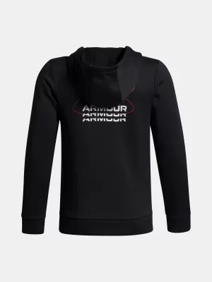 Hanorac pentru băiat UNDER ARMOUR UA ARMOUR FLC RETRO GRPHC HD 6003812-001 NEGRU