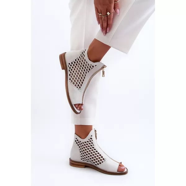  Sandale de dama ZAZOO 977/L ALB 