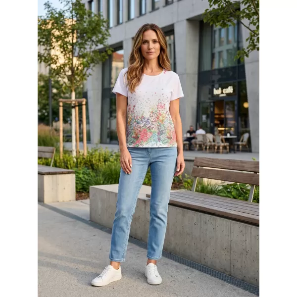  Tricou pentru femei ALTISPORT HELINA ALB 