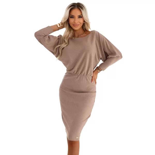  Rochie NUMOCO LARA 399-4 MOUSSE DE MOCA 