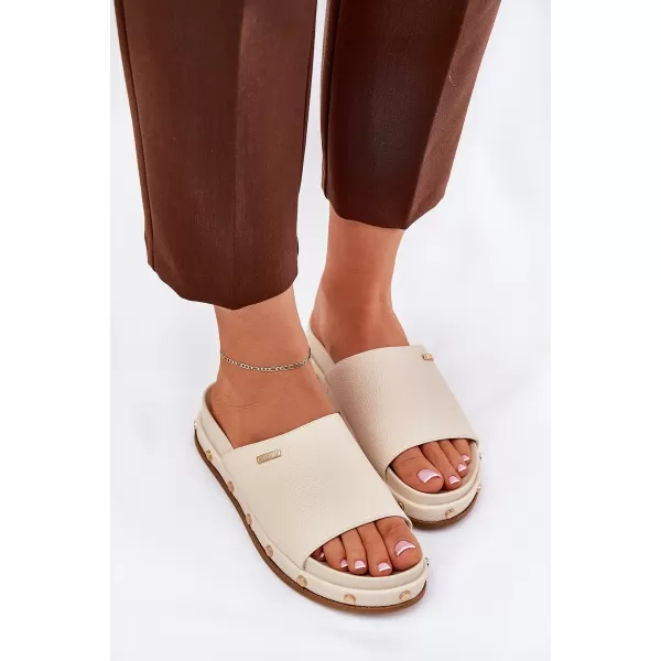  Pantofi dama BIG STAR NN274A746 BEI Pantofi Big Star 