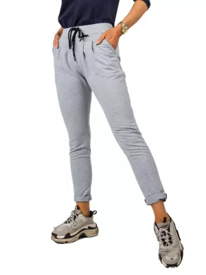 Pantaloni de trening pentru femei BASIC FEEL GOOD TP-DR-5477.88 GRI