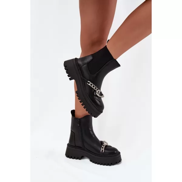  Pantofi de dama BOTO MARVELLA 38861 NEGRU 