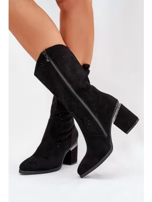 Cizme de dama S.BARSKI HY51-238 NEGRU