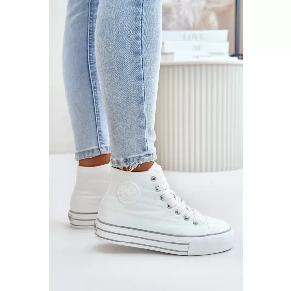  Adidași de damă BIG STAR OO274A473 WHITE Pantofi Big Star 