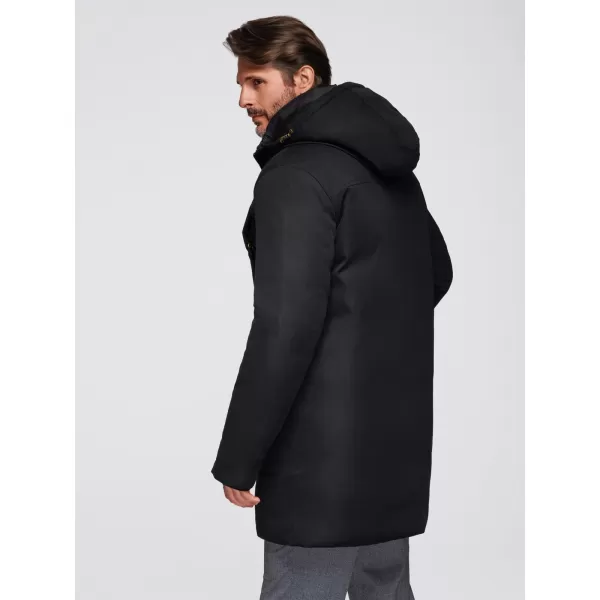  Parka pentru bărbați OMBRE OM-JAPJ-0287 NEGRU 