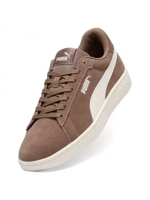 Pantofi de dama PUMA SMASH 3.0 390984 TOTAL TAUPE/ALB CALD