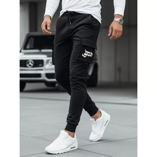  Pantaloni pentru bărbați DSTREET UX4161 NEGRU 