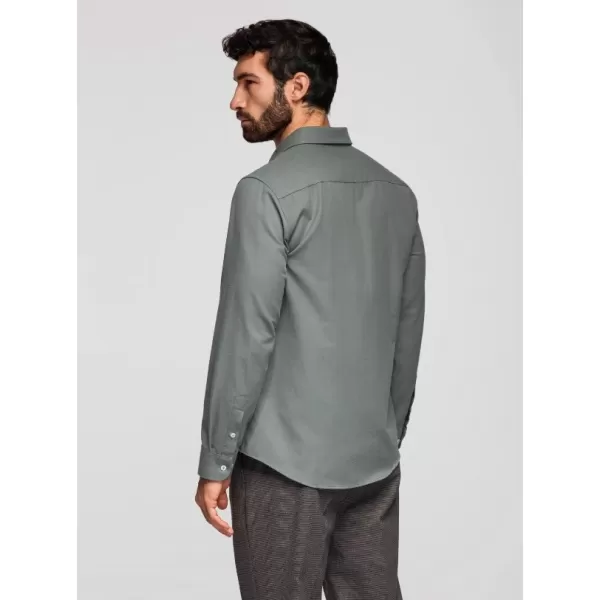  Cămașă pentru bărbați OMBRE K694 KAKI 