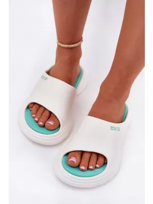 Papuci dama BIG STAR RR274A586 WHITE Pantofi Big Star