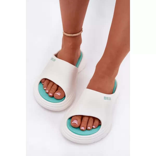  Papuci dama BIG STAR RR274A586 WHITE Pantofi Big Star 
