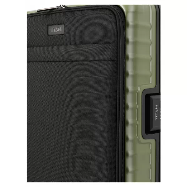  Valiză TITAN Overseas S Front pocket Forest green VERDE DE PĂDURE 