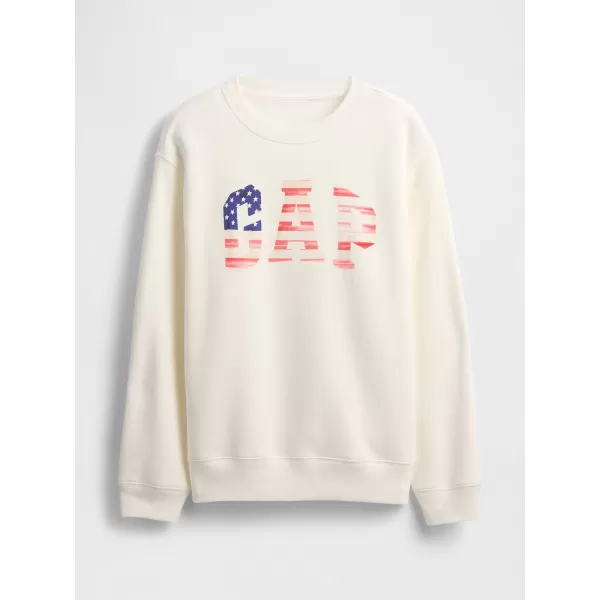  Hanorac de dama GAP LOGO SWEATSHIRT 782487-01 NOUA OPT ALB 