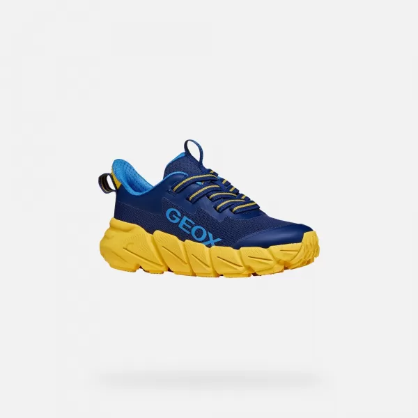  Adidași pentru băieți GEOX FLEXYPER FAST J46N1A0149JC0657 ALBASTRU ÎNCHIS 