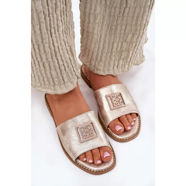  Sandale de dama S.BARSKI KV51-089 AUR DESCHIS 