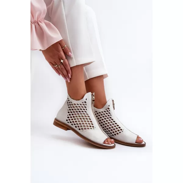  Sandale de dama ZAZOO 977/L ALB 