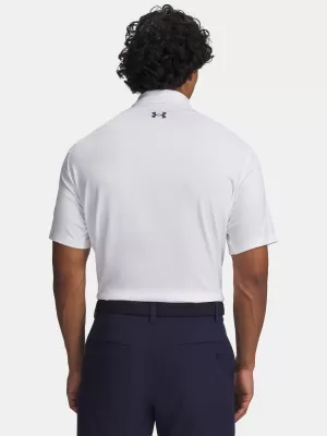 Tricou pentru bărbați UNDER ARMOUR UA MATCHPLAY POLO 6009799-100 ALB