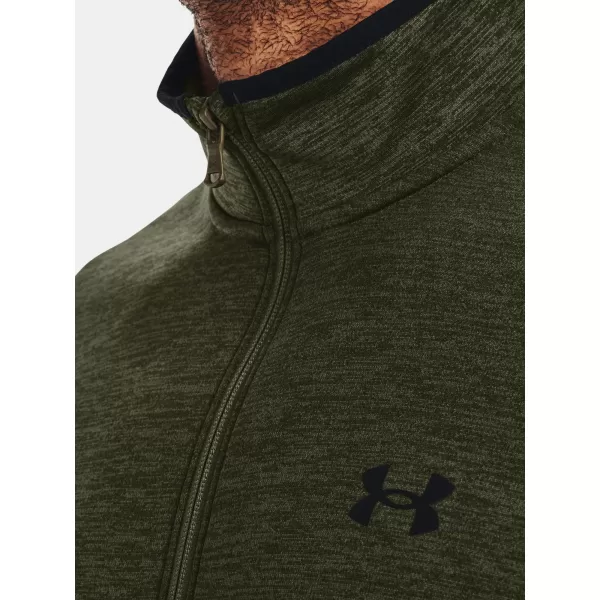  Hanorac pentru bărbați UNDER ARMOUR UA ARMOUR FLEECE 1/2 ZIP VERDE 