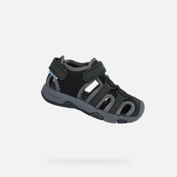  Sandale pentru baieti GEOX MULTY B650FA05014C9999 NEGRU 