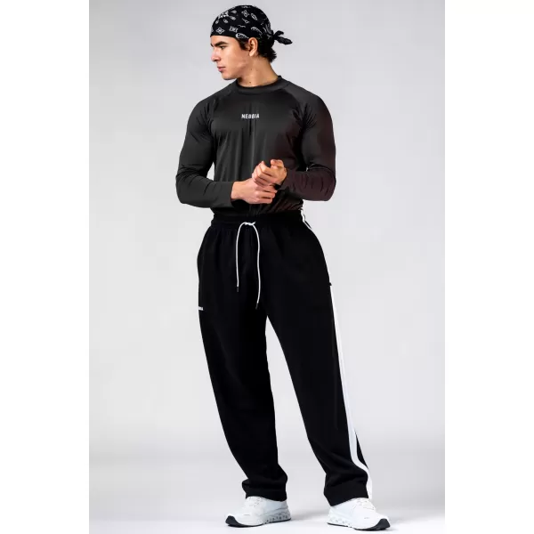  Tricou fără cusături cu mâneci lungi POWER 901 BLACK Nebbia 