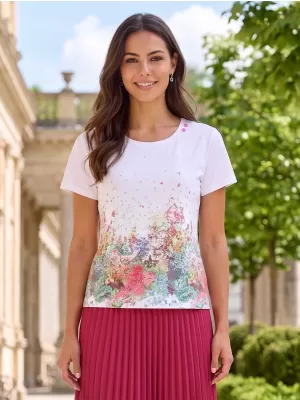 Tricou pentru femei ALTISPORT HELINA ALB