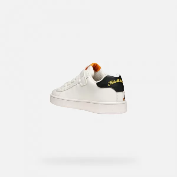  Adidași pentru băieți GEOX ECLYPER J65LSE054FUC0404 ALB 