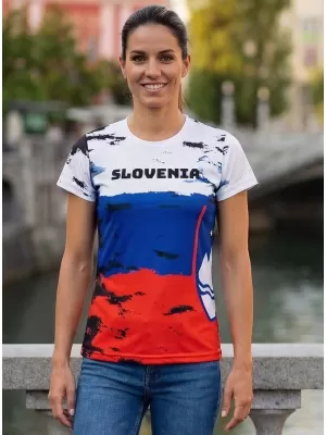 Tricou premium pentru femei ALTISPORT VOJ/ALW036SI/TR01 SLOVENIA