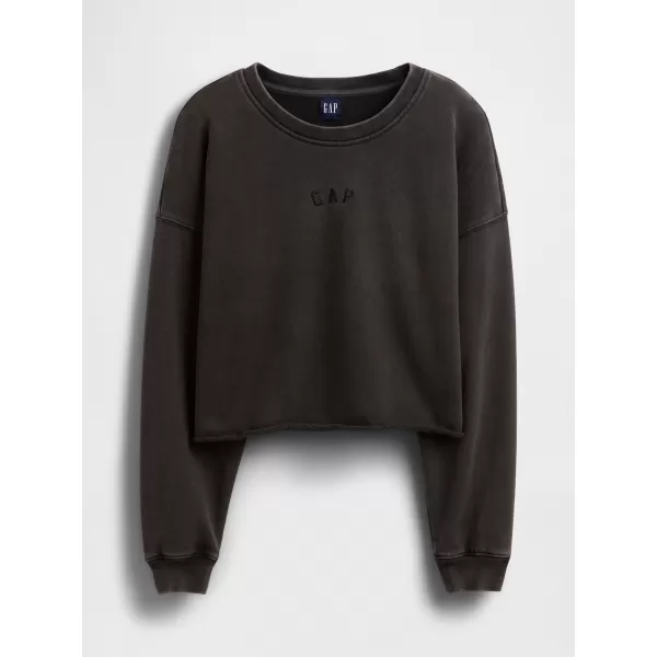  Hanorac de dama GAP LOGO SWEATSHIRT 799277-01 NOAPTE FĂRĂ LUNĂ 