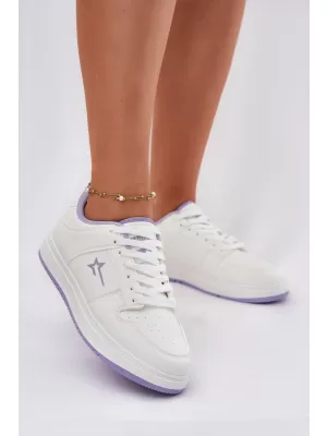 Adidași de damă BIG STAR RR274A245 WHITE/PURPLE Pantofi Big Star