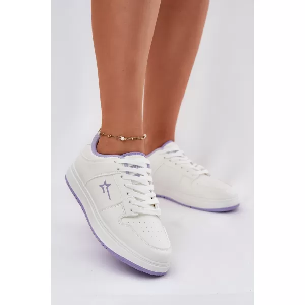  Adidași de damă BIG STAR RR274A245 WHITE/PURPLE Pantofi Big Star 