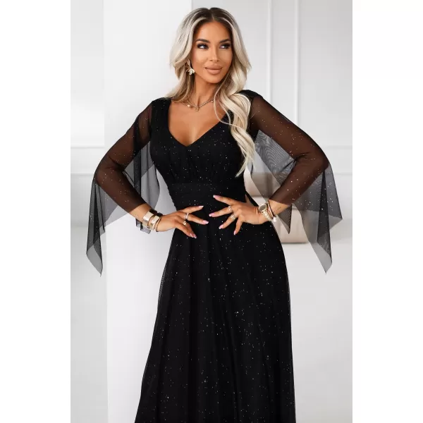 Rochie NUMOCO 655-1 NEGRU 