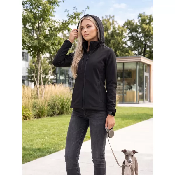  Jachetă softshell pentru femei ALTISPORT NoPrint NP/ALW945 NEGRU 