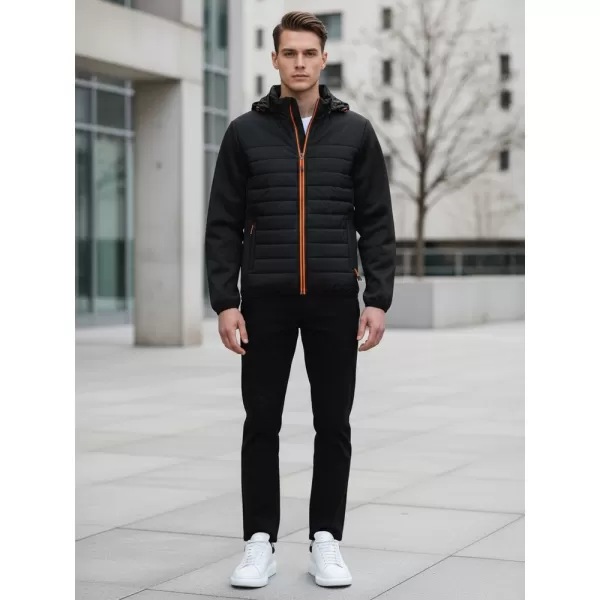 Jachetă pentru bărbați DSTREET TX3785 NEGRU 