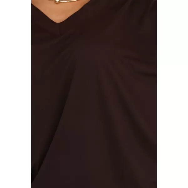  Rochie NUMOCO 402-9 CIOCOLATĂ 