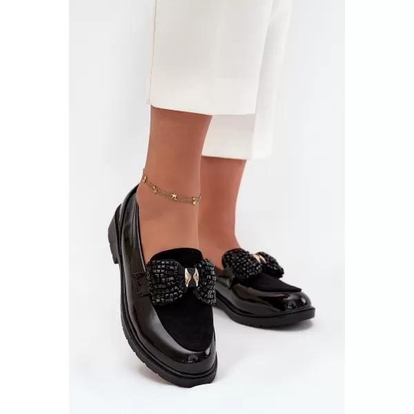  Mocasini de dama D&A HY51-319 NEGRU 