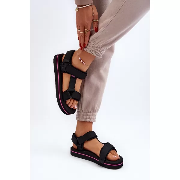  Sandale de dama LEE COOPER LCW-24-05-2751L NEGRU 