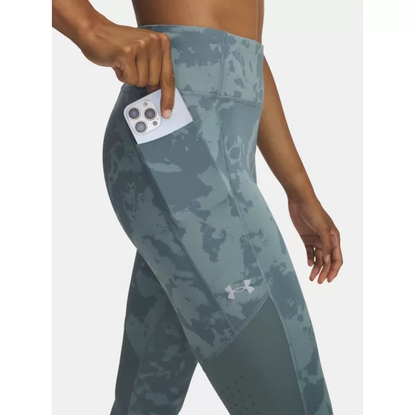  Jambiere de damă UNDER ARMOUR UA LAUNCH ANKLE PRINT TIGHTS 1369772-587 ALBASTRU 