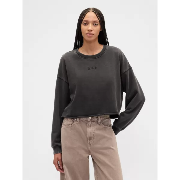  Hanorac de dama GAP LOGO SWEATSHIRT 799277-01 NOAPTE FĂRĂ LUNĂ 